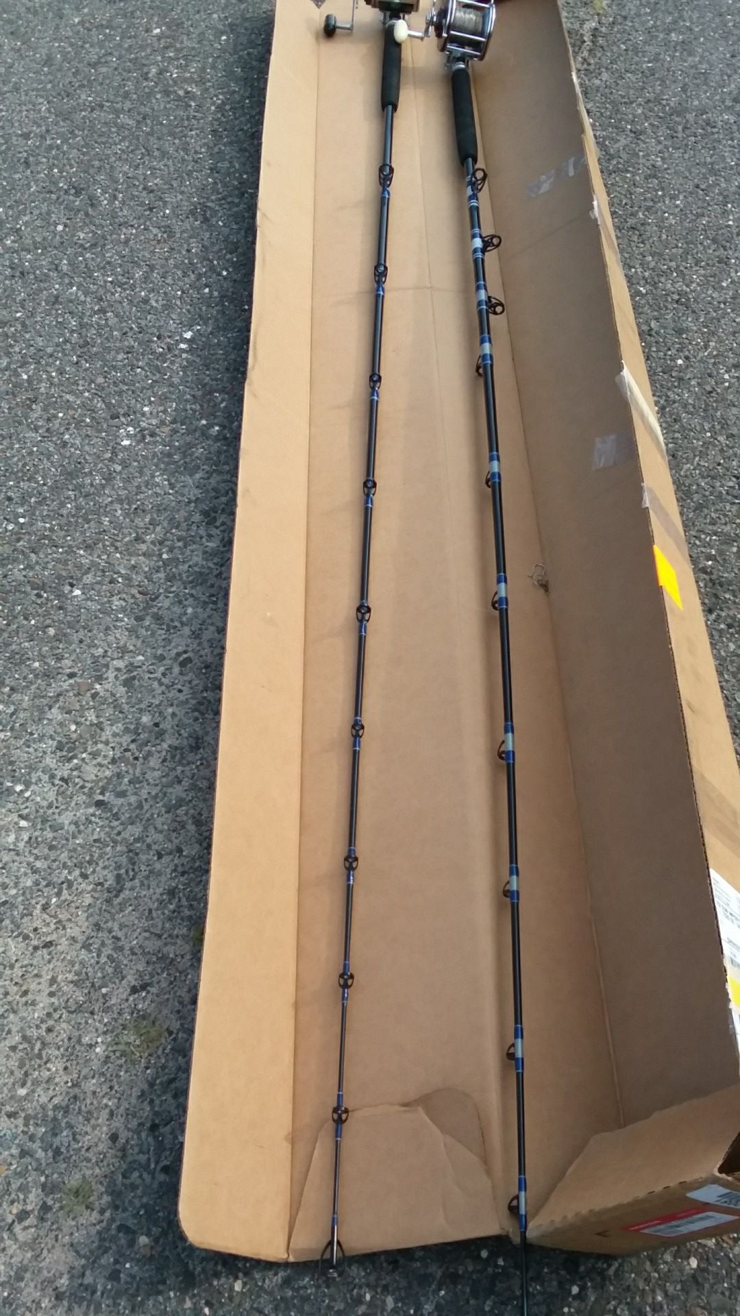 Custom made bunker spoons rods