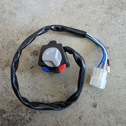 New handle bar mount head light horn switch