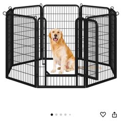 8 Panel Doggy Play Pen 