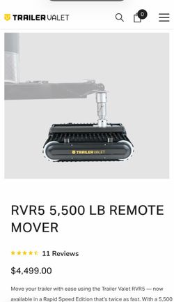 Trailer Valet RVR5 5,500 LB Remote Mover