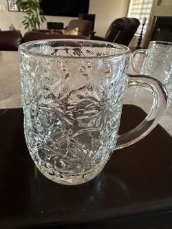 Princess House Poinsettia Mugs