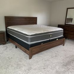 Limited Stock!!! Brand New 4 Piece Queen / King Bedroom Set!!