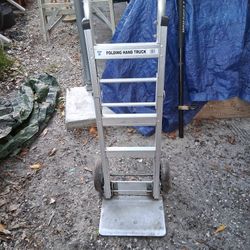 Folding Hand Truck In Like New Cond Super Light Weight Smaller Wheels In Great Cond