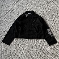 Kiko Kostadinov x Yamantaka Lightweight ‘Eye’ Clipped Bomber Jacket