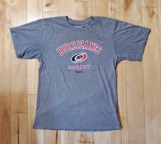 Reebok Boys Hurricanes Hockey T-Shirt (L ~ 14/16)