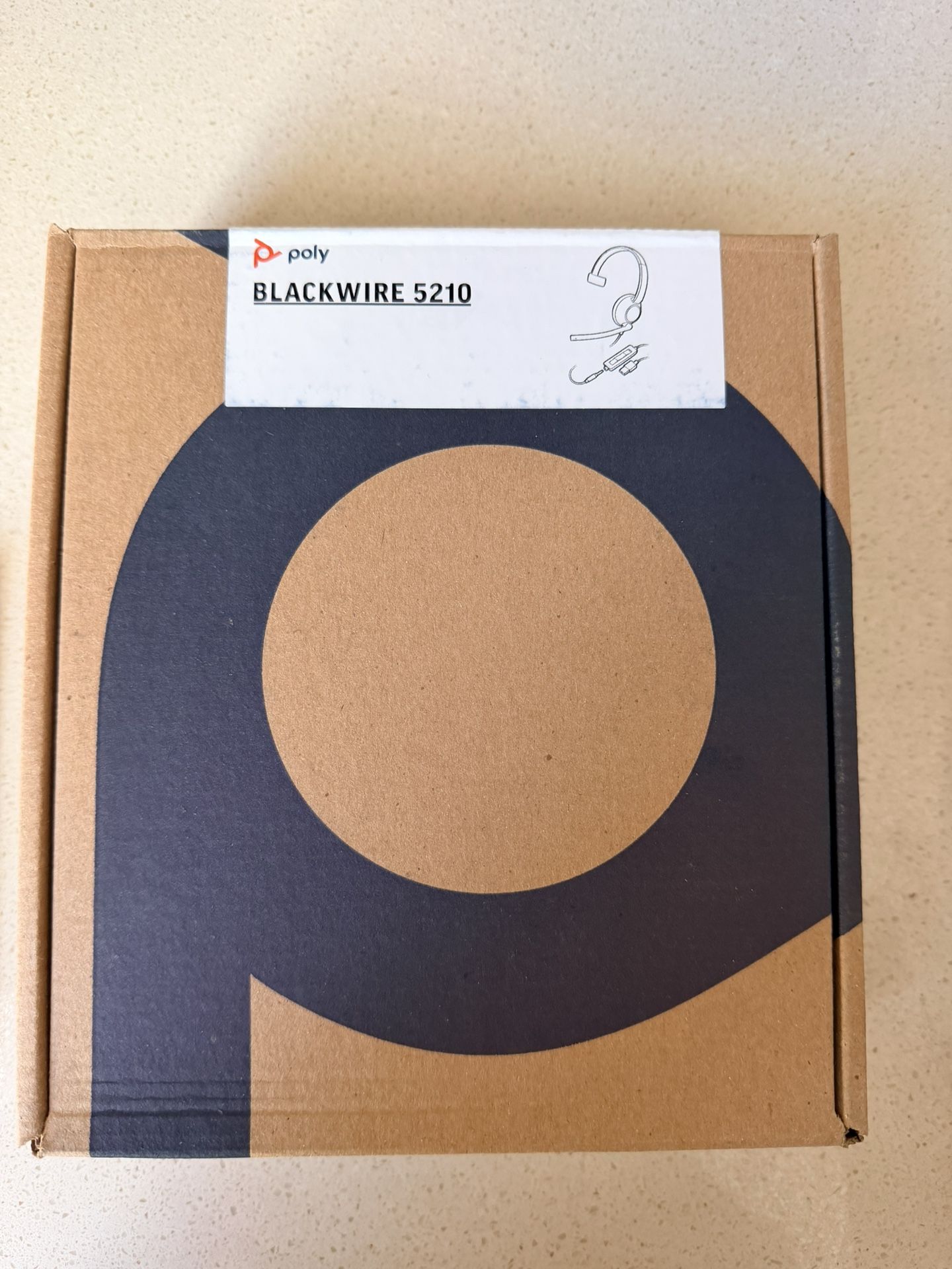 70% Off! Brand New! Poly Blackwire 5210 Monaural Headset