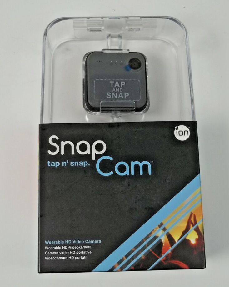 BRAND NEW IN BOX ion SnapCam Wearable HD Video Camera WiFi/Bluetooth Ready