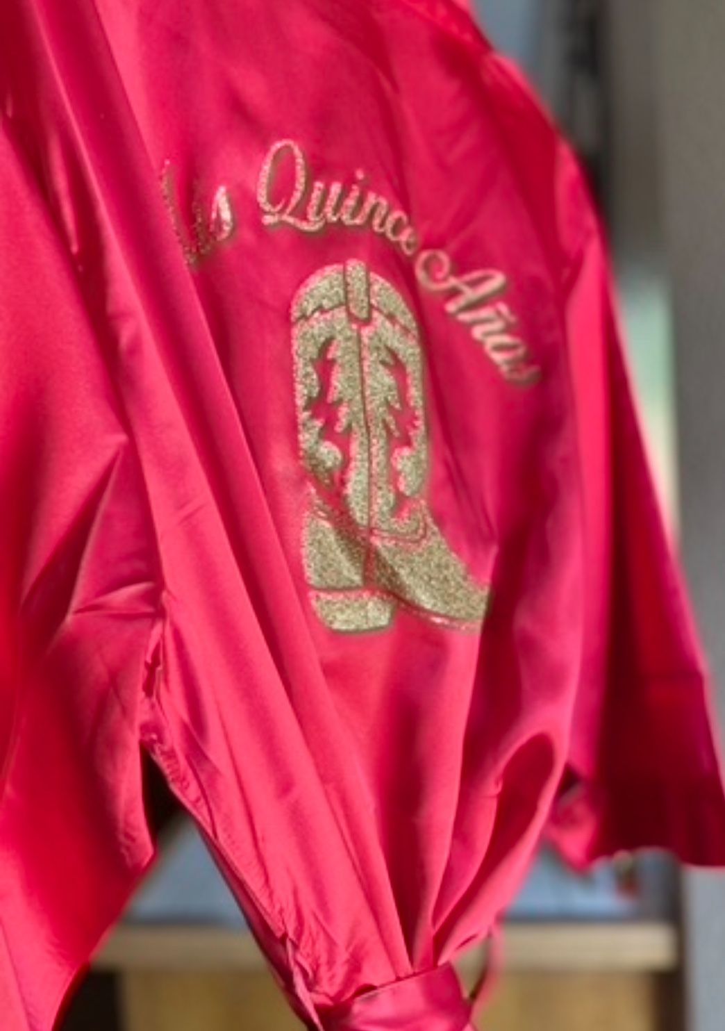 Mis Quince Años Silk Robe