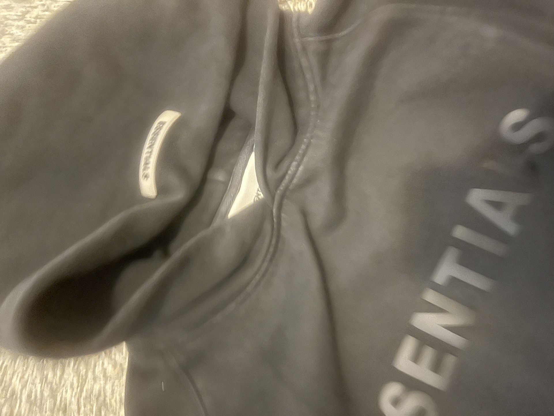 Black essentials hoodie