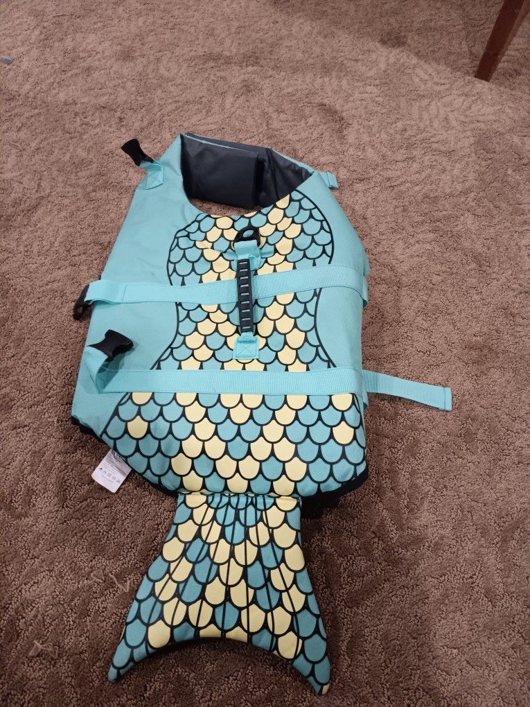 Mermaid XL Dog Life Jacket