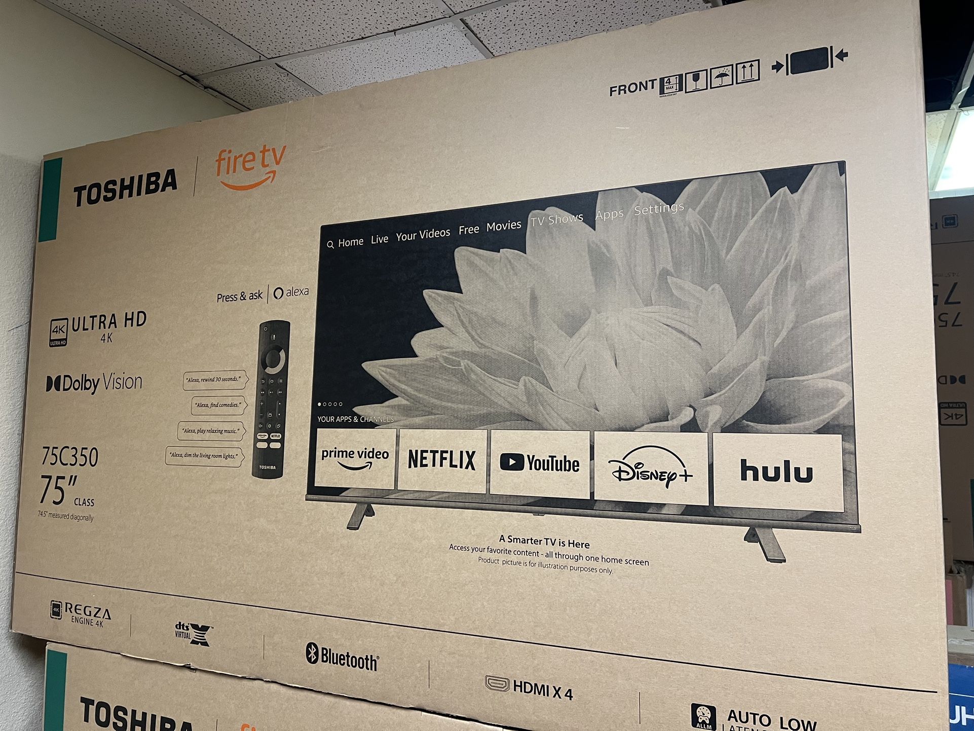 Toshiba 75” 4K UHD FIRE TV