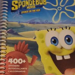 Spongebob The Movie Sticker & Activity Book. 400 Stickers! And 12 Activitys