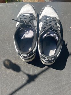 Black white Nike dunks size 10 1/2