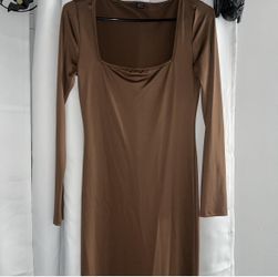 Long Brown Dress