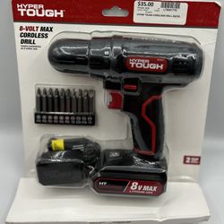 HYPER TOUGH CORDLESS DRILL 