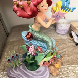 Large Disney Parks Ariel Little Mermaid Statue Retired