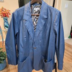 LEATHER JACKET, Lined