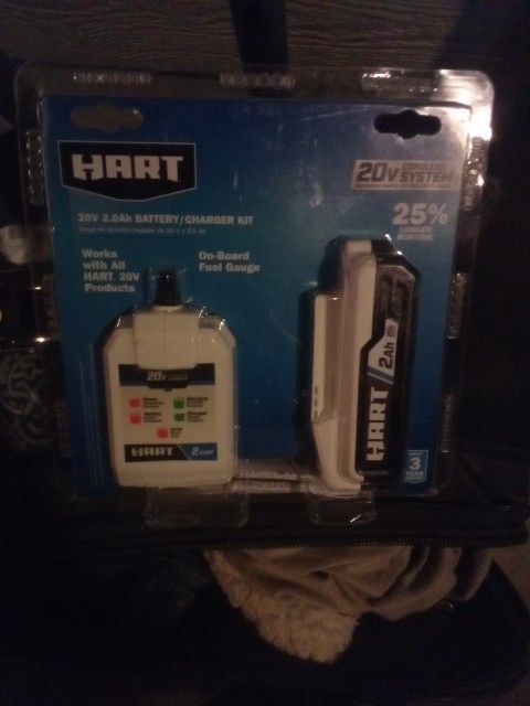 Hart 20v Battery/ Charger Kit