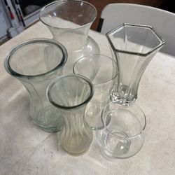 GLASS VASES 