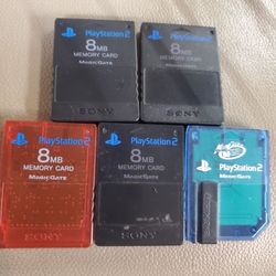 Ps2 Memory Cards 10 Dollars Each 