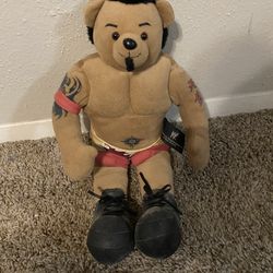 bautista wrestler bear plush