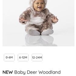 POTTERY BARN DEER BABY COSTUME New With Tags  