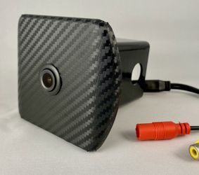 Hitch Backup Camera Carbon Fiber HitchVision Truck Jeep Wrangler F150 Ram Silverado Ford FJ Hummer