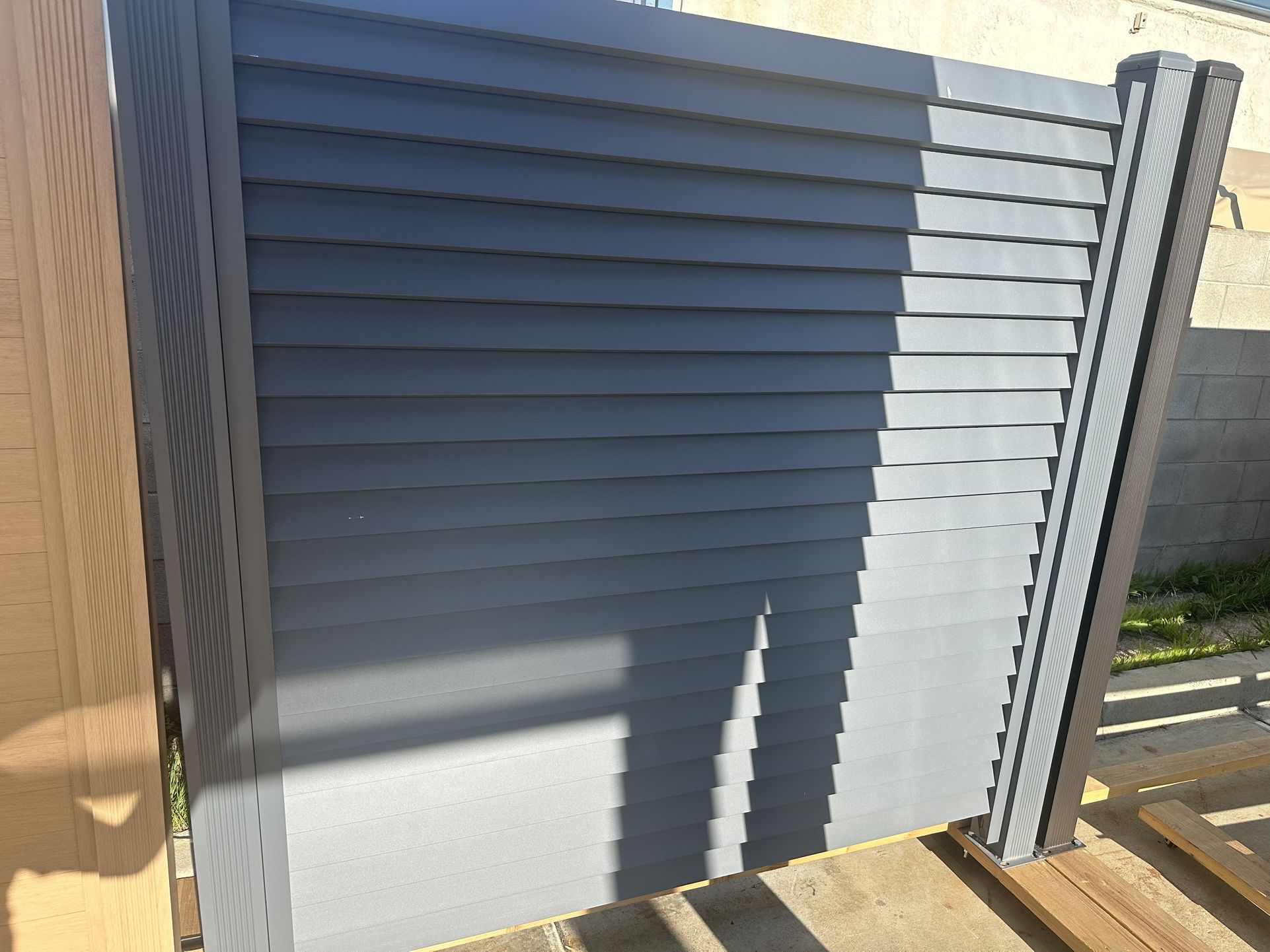 Aluminum Louvered Fence