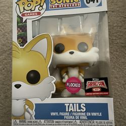 Funko Pop Exclusive Sonic The Hedgehog Flocked Tails Limited Edition