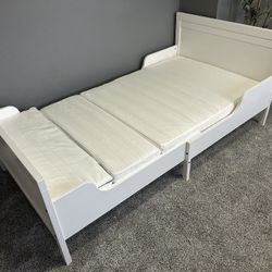 Kids/Toddler Extendable bed frame with mattress