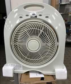 Cascade Capri 2-in-1 Heater & Fan — 4-Speed Fan / 3-Heat Settings, Remote, Timer