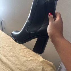 Leather Black Boots 