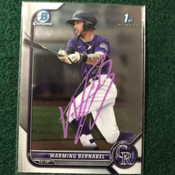 Warming Bernabel Rookie Card Auto