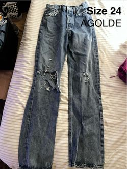 AGOLDE Distressed Jeans Size 24
