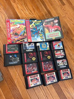 Sega Genesis Game Lot – 17Games