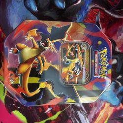 Pokémon Mega Charizard EX Tin Trading Card Game English