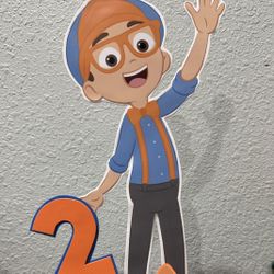 Blippi Birthday Party Centerpiece 