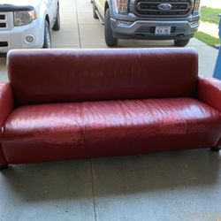 Red Couch - Faux Leather