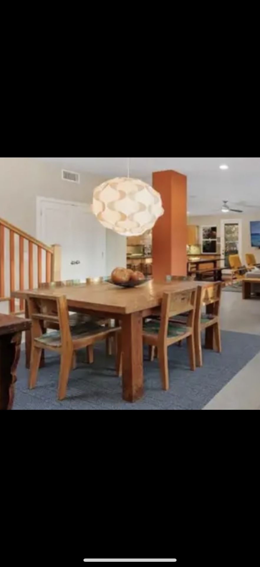 Indonesian Boat Wood, Bali Table And Chairs