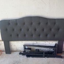 Queen Headboard W Adjustable Bedframe