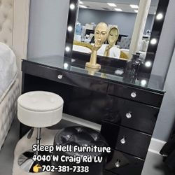 3pc -Vanity with stool -chairs- 👉Starting $249