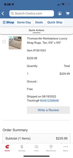Area Rug 6”6x 9”6