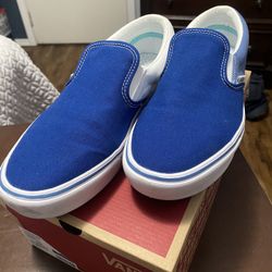 Vans Slip Ons Canvas Comfy Cush Size 10