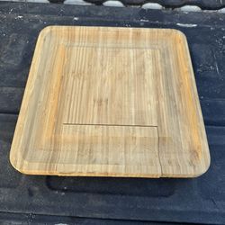 Dynamic Gear Bamboo Cheese Board with Utensils
