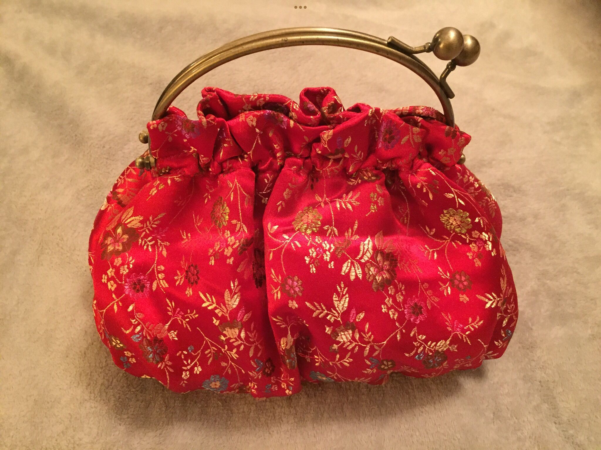 1960’s Vintage Woman’s Purse - Chinese Style, Beautifully Taken Care Of & In Near Perfect Condition