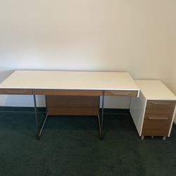 Desk Table and File Cabinet Roller
