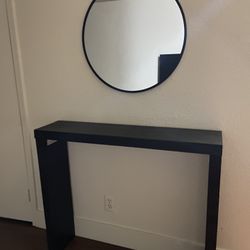 Hallway Table And Mirrors And Floating Shelfβs $30