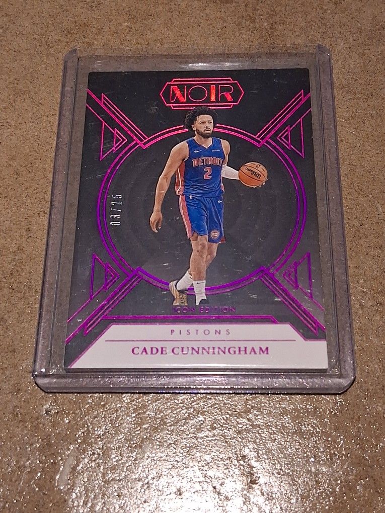Cade Cunningham Purple Noir /25