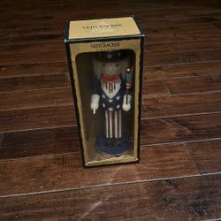 Nutcracker Village Uncle Sam 