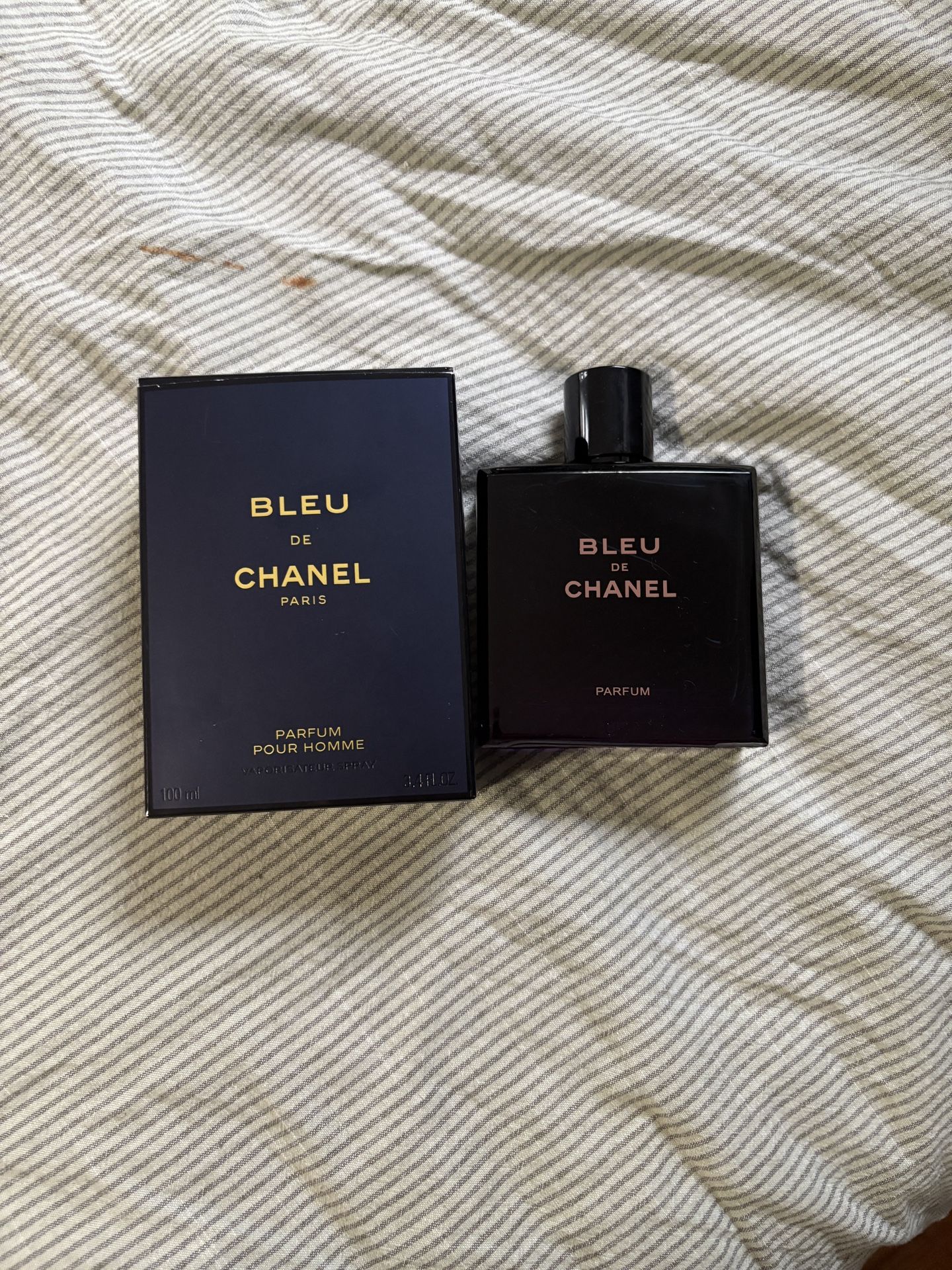 Bleu de CHANEL Eau de Parfum Men, 3.4 fl oz (100ml) Opened